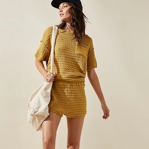 Free People Drifter Sweater Set - Short Sleeve Sweater